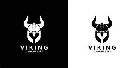 Vector De Diseño De Logotipo Vikingo Con Concepto Moderno Y Creativo