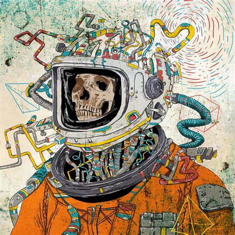 Skeleton Astronaut Digital Wallpaper Skull Space Suit Art Astronaut