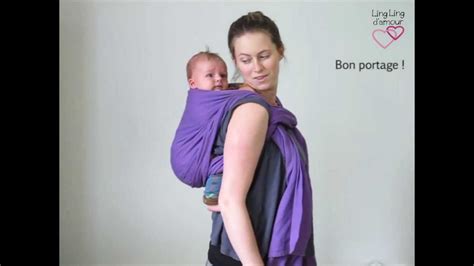 écharpe de portage kangourou dos spécial petit bébé asymétrique sac