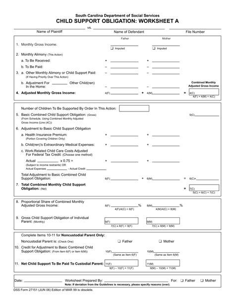 Dss Form 27151 Worksheet A Fill Out Sign Online And Download
