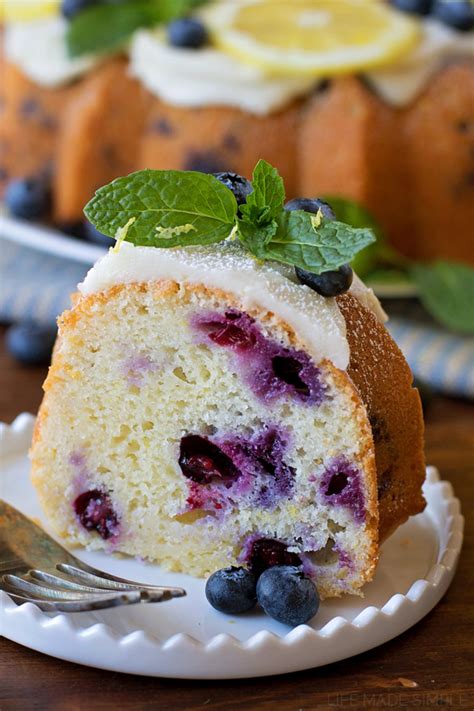 EASY Lemon Blueberry Bundt Cake Recipe Life Made Simple