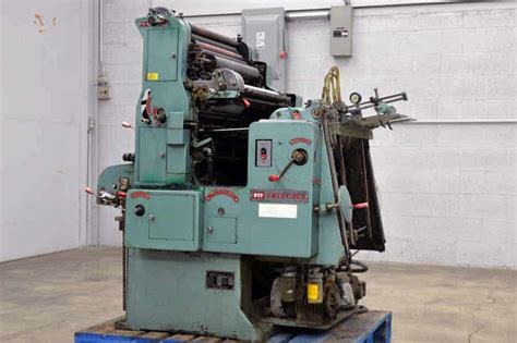 Atf Chief 20a Single Color Offset Printing Press Boggs Equipment