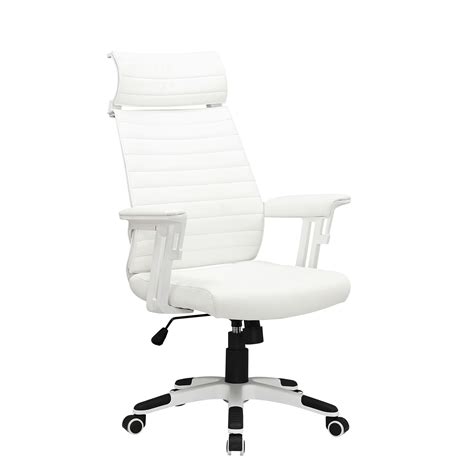 venice ergonomic office chair white trendyhomes