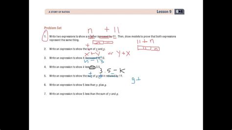 Answer Key To Module 4 Lesson 27 Grade 6 Module 4 Lesson 27 Problem