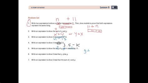 Be confident on exam day by working through each part of the exam and scoring system so you can familiarise yourself with the format and practise your exam technique. Grade 6 Module 4 Lesson 9 Problem Set - YouTube