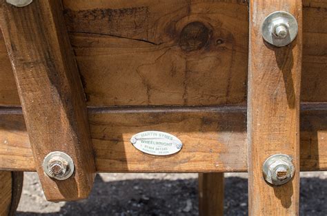 One the lookout for the best lawn roller? Wheelbarrows - Martin Symes - Wheelwright and Coachbuilder
