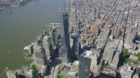 Aerial View Of The One World Trade Center Known As The