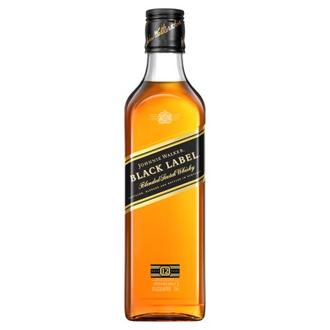 Johnnie Walker Black Label Blended Scotch Whisky 375 Ml 80 Proof
