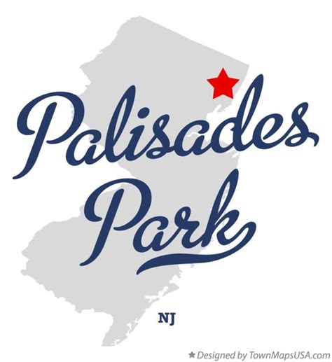 Map Of Palisades Park Nj New Jersey