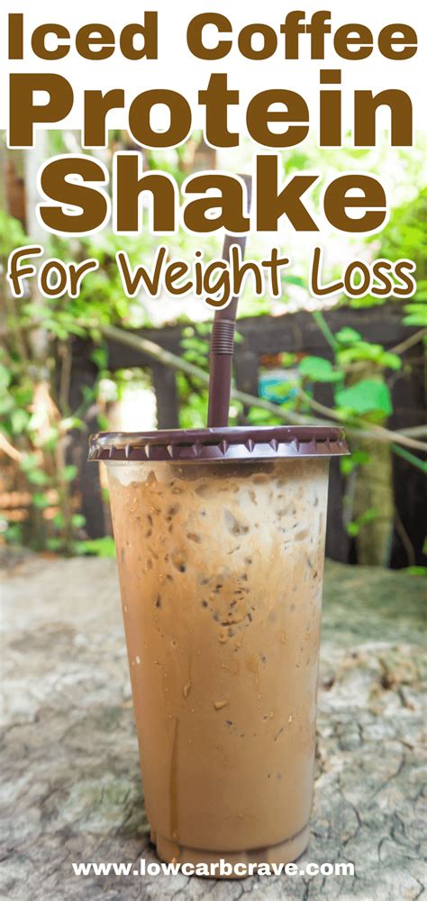 Healthy Low Carb Iced Coffee Protein Shake Recipe Recipe Iced