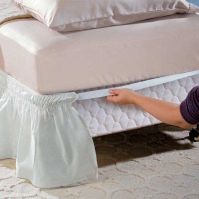 Next serge the opposite side together. Easy Fit Wrap Around Bed Skirts | Solid bed, Bedskirt, Bed