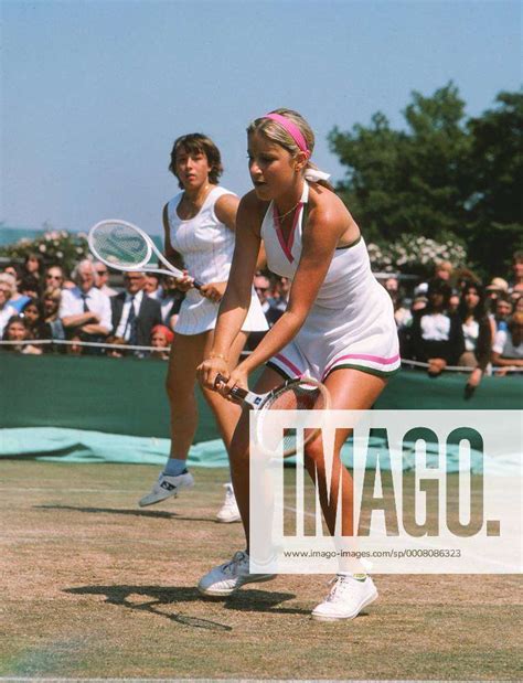 Tennis Womens Doubles Wimbledon Tennis Championships 1975 Martina Navratilova And Chris Evert