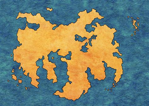 Heres An Outline Of A Map I Made Yesterday How Is It Worldbuilding