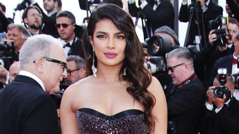Priyanka Chopra Makes Her Cannes Debut In A Shimmering Black Gown Vogue India