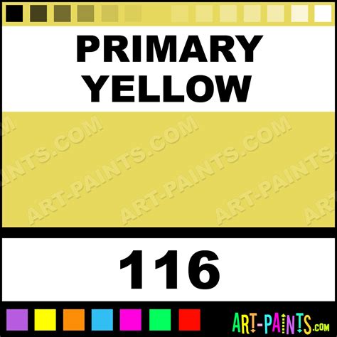 Primary Yellow Tempera Fine Gouache Paints 116 Primary Yellow Paint