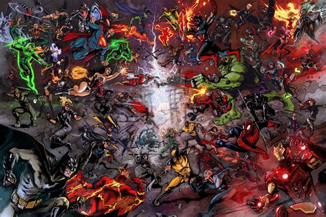 Dc Vs Marvel War Of The Universes By Timothylaskey On Deviantart
