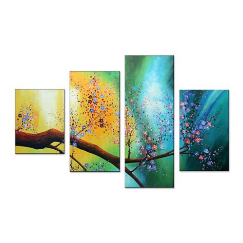 Description Why Accent Canvas This Exquisite Flower Tree Harmony