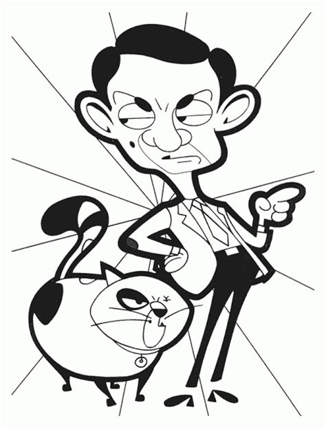 Mr Bean Coloring Pages 5 Online Coloring Pages Colouring Pages Porn