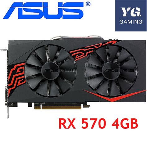 Be it for gaming or business you'll find all type of 4gb graphic card here. ASUS Video Card RX 570 4GB 256Bit GDDR5 Graphics Cards for AMD RX 500 series VGA Cards RX570 ...