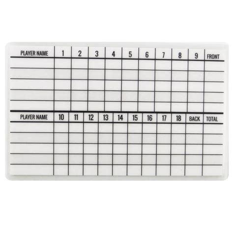 Golf organization programs and software has been our commitment since 2005. Innova Reusable Disc Golf Scorecard - Gotta Go Gotta Throw