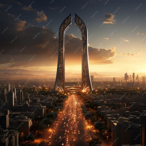 Premium Photo | Mumbai's Grand Architectural Marvel A Redesigned Dubai