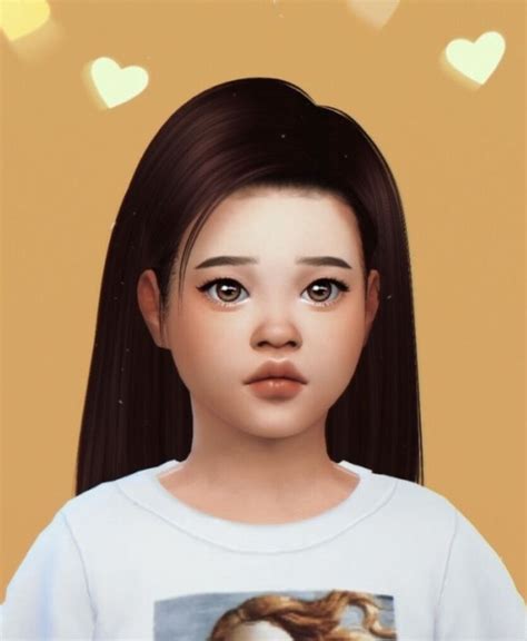 Anto Bonnie For Kids By Sims4xs Sims Hair Sims 4 Sims 4 Custom