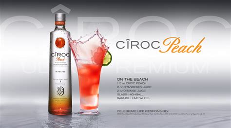 Open Bar Ciroc Mixed Drink Recipes Mixed Drinks Recipes Ciroc Peach