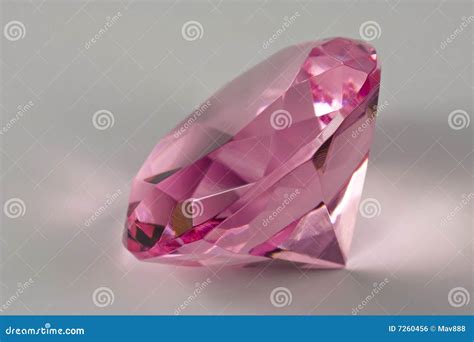 Diamant Rose Photo Stock Image Du Diamant Bijou Glace 7260456