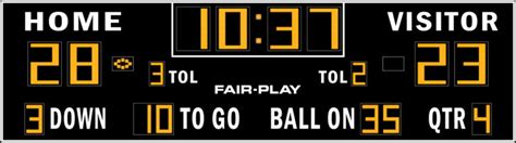 Fb 8136 2 Football Scoreboard Fair Play Scoreboards