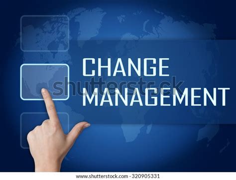 Change Management Concept Interface World Map Stock Photo 320905331