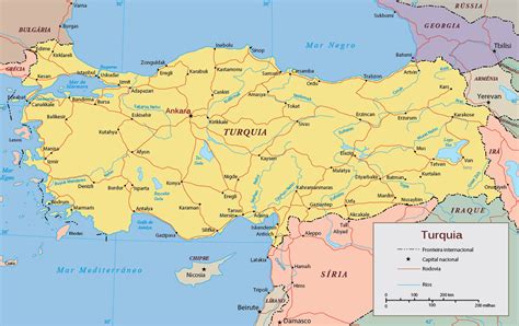 Mapa De Turquia