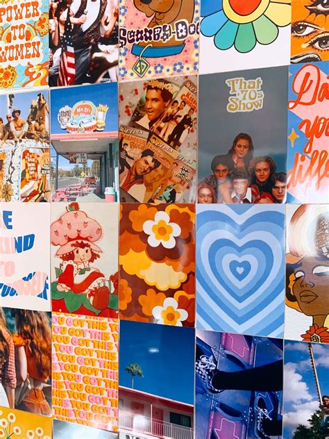 Indie 90s Aesthetic Wall Collage Kit Vsco Girl Room Decor Etsy Uk