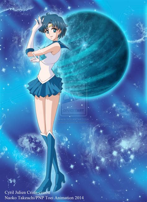 Sailor Mercury Crystal By Crisis Cissou On Deviantart Gato De Sailor Moon Sailor Mercury