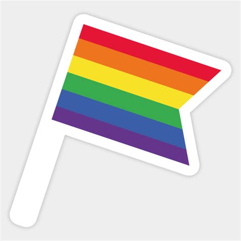 Lgbt Pride Flag Love Sticker Teepublic
