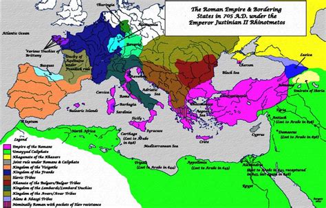 Romes Greatest Enemies Roman Empire Timeline Map Barbarians
