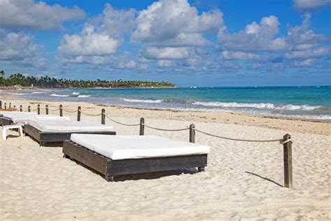 Punta Cana Beach A Popular Destination In Dominican Republic Stock