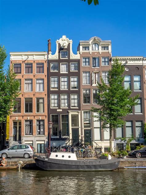 Dutch Houses In Amsterdam Editorial Photo Image Of Architectural