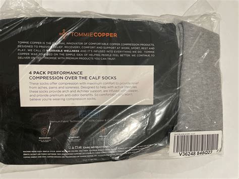 Tommie Copper 4 Pack Womens Performance Compression Over The Calf
