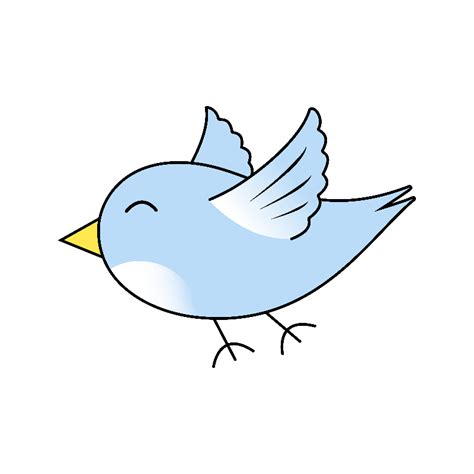 Cute Blue Flying Bird T Range By Tigerlynx Birds Flying Cartoon
