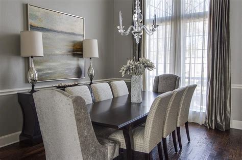 Looking to spruce up your dining area? Gray Dining Room - Transitional - dining room - EJ Interiors