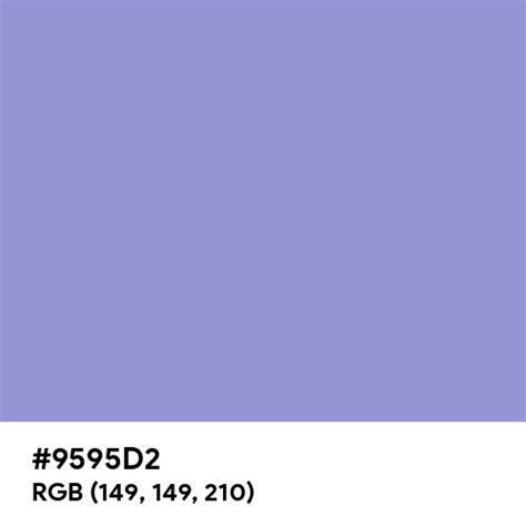 9595d2 Color Name Is Ceil