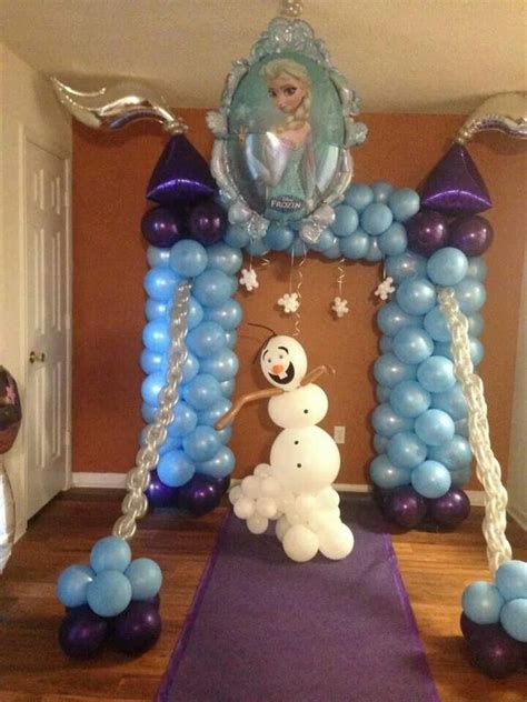 Frozen Balloon Decorations Frozen Balloons Frozen Theme Party