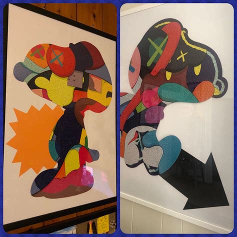 Snoopy kaws is a piece of digital artwork by power of god which was uploaded on december 21st, 2019. Get 34+ Kaws Puzzle Custom Frame