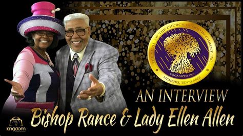 bishop rance and lady ellen allen an interview elder jk rodgers online fellowship