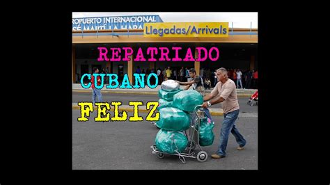 Repatriado Cubano Feliz En La Habana Cuba Youtube