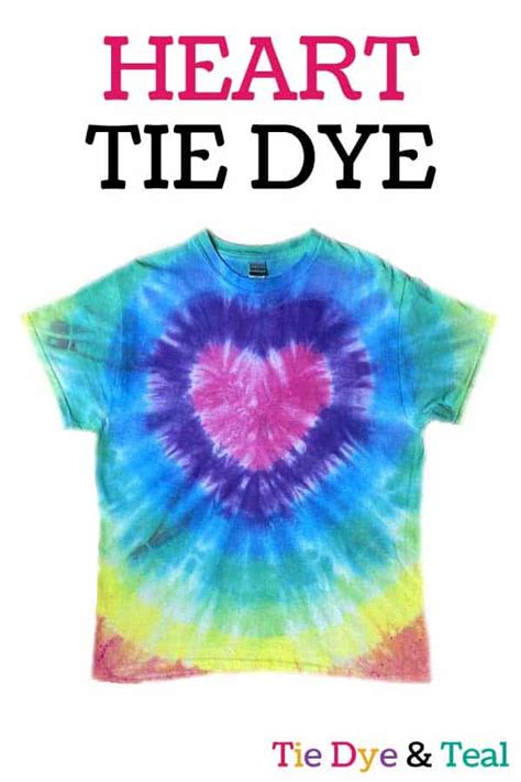 How To Heart Tie Dye Tie Dye And Teal