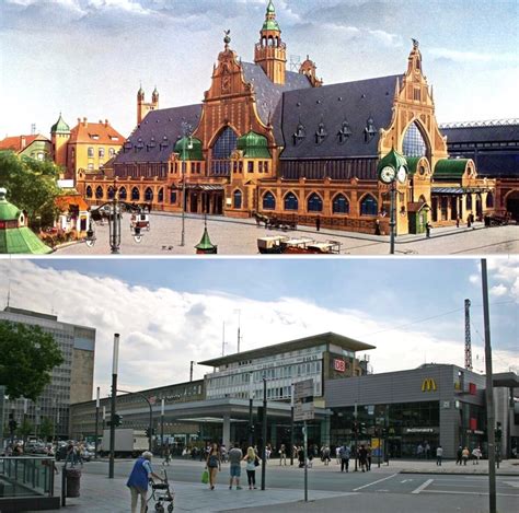 The Main Station of Essen, Germany: before WWII and today : Lost ...
