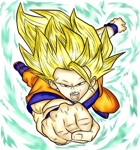 Goku Ss3 By Pixxistixx On Deviantart