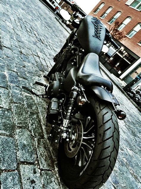 Harley davidson iron 883 harley davidson sportster iron 883 motorcycle harley harley davidson wallpaper. The custom Harley Davidson Iron 883 sportster bobber ...