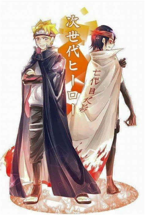 Di sisi lain dari boruto dia mendapatkan genetik jumlah chakra yang cukup besar sebagai uzumaki. Sarada Uchiha - The Hokage and Boruto Uzumaki as her ...